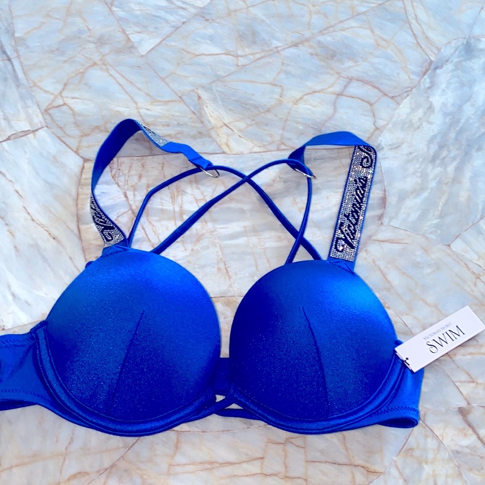 2 Pc Set 32B + Small Victoria's Secret  BOMBSHELL BIKINI Small Bottoms Set - Picture 11 of 13